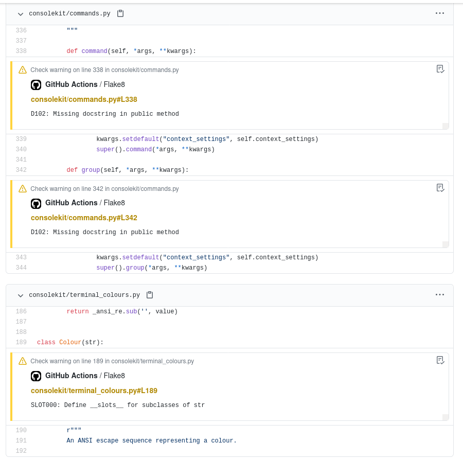 https://raw.githubusercontent.com/domdfcoding/flake8-github-actions/master/example_annotations.png
